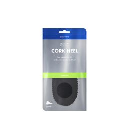 2GO såler Cork heel Black  dame 5 mm