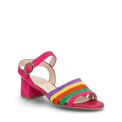 Multi, Pink Gabor sandal