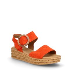 Orange Gabor sandal