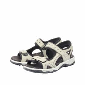 rieker-sandal-dame-beige-med-velcro-68866-61-4