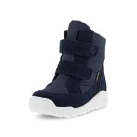 Ecco Urban Mini støvle i blå til børn med GoreTex og varmt foer