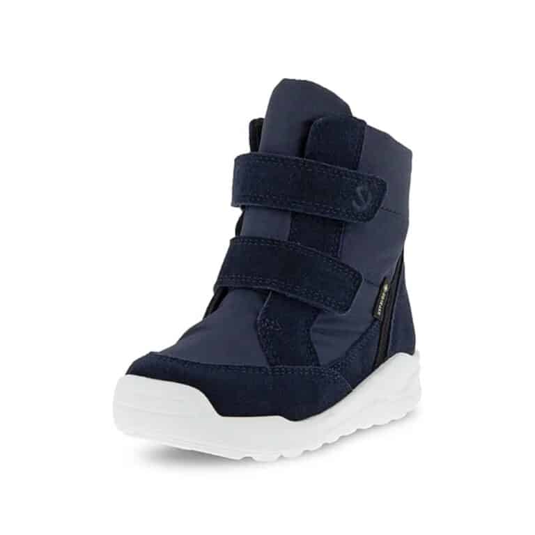 Ecco Urban Mini støvle i blå til børn med GoreTex og varmt foer