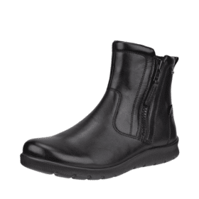 Ecco Babett støvle dame i sort med skindoverflade