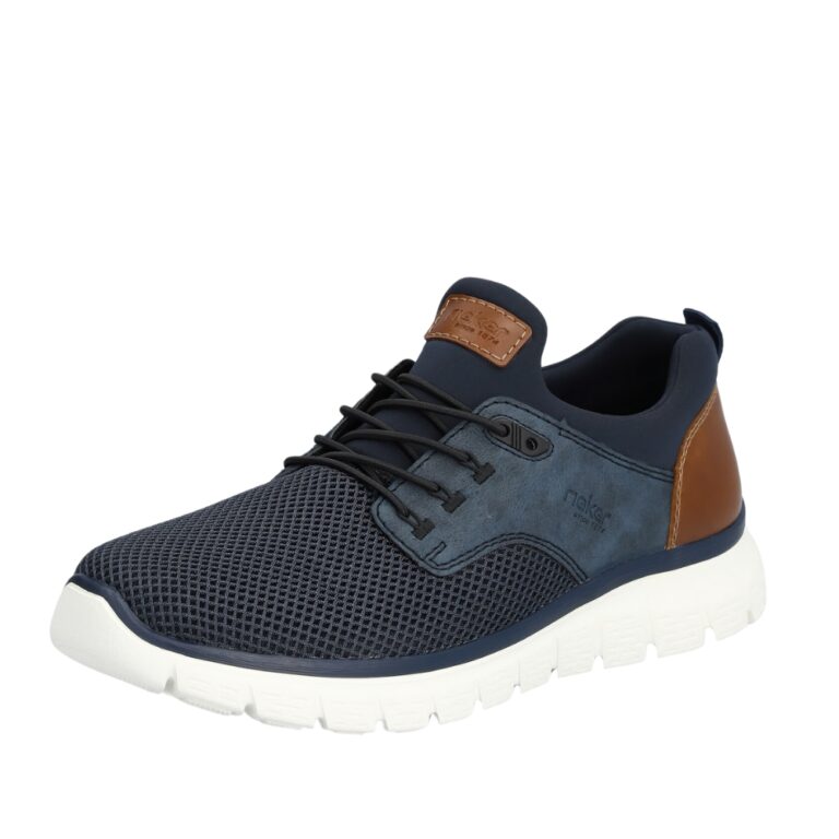 Rieker sneakers til herre i blå i en slip on model