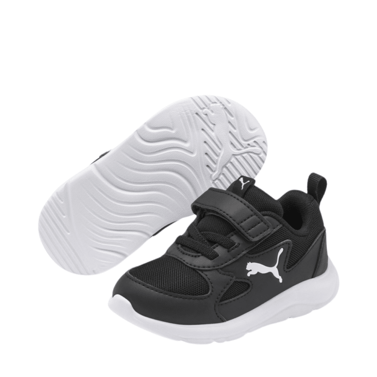 Puma Fun Racer sneakers børn i sort med velcro