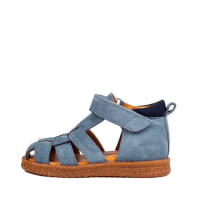 Angulus sandal til børn i blå lavet af skind