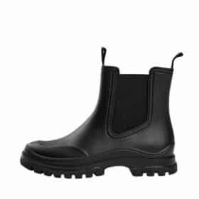 Sofie Schnoor gummistøvle til dame i sort med elastik i begge sider og flotte detaljer