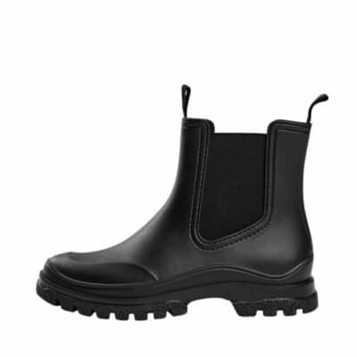 Sofie Schnoor gummistøvle til dame i sort med elastik i begge sider og flotte detaljer