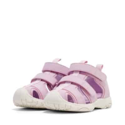 Hummel Winsome Orchid sandal børn i lyserød med velcro.