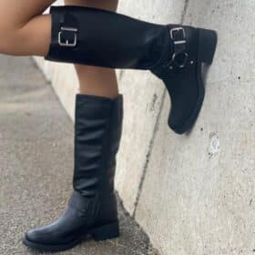 duffy-rivoli-due-biker-stoevle-dame-sort-71-62802-01-4