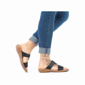 rieker-damesandal-sort-60885-00-1