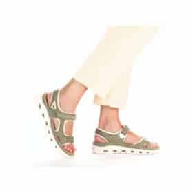 rieker-sandal-dame-groen-64066-52-2