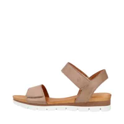Shoedesign Copenhagen Toscana sandal til dame i beige, lavet af 100% læder