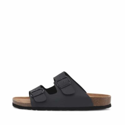 CPH-Comfort Bio sandal i sort til børn piger og drenge slippers med justerbare spænder