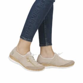 Rieker-sneakers-dame-beige-n42f1-60-1