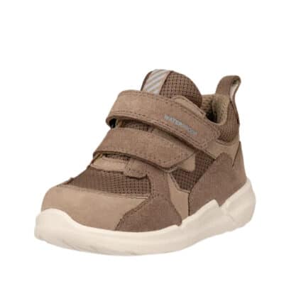 Ecco Biom 2.2 Infant sneakers til børn i brun med Gore-Tex og velcreremme samt udtagelig indersål