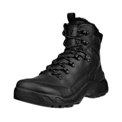 Ecco Offroad M støvle til herre i sort læder med varmt foer og vandtæt membran