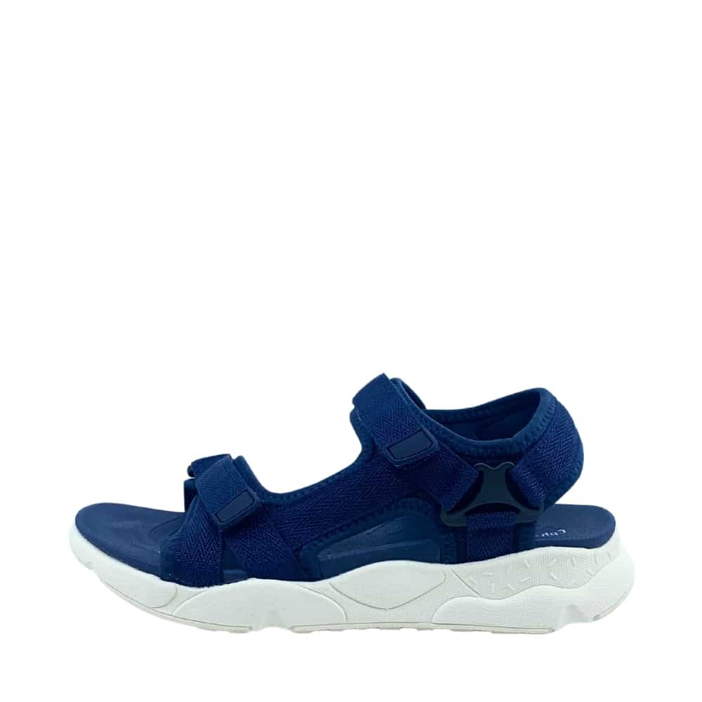 CPH-Comfort Hike sandal til dame i blå med fine detaljer og to velcroremme