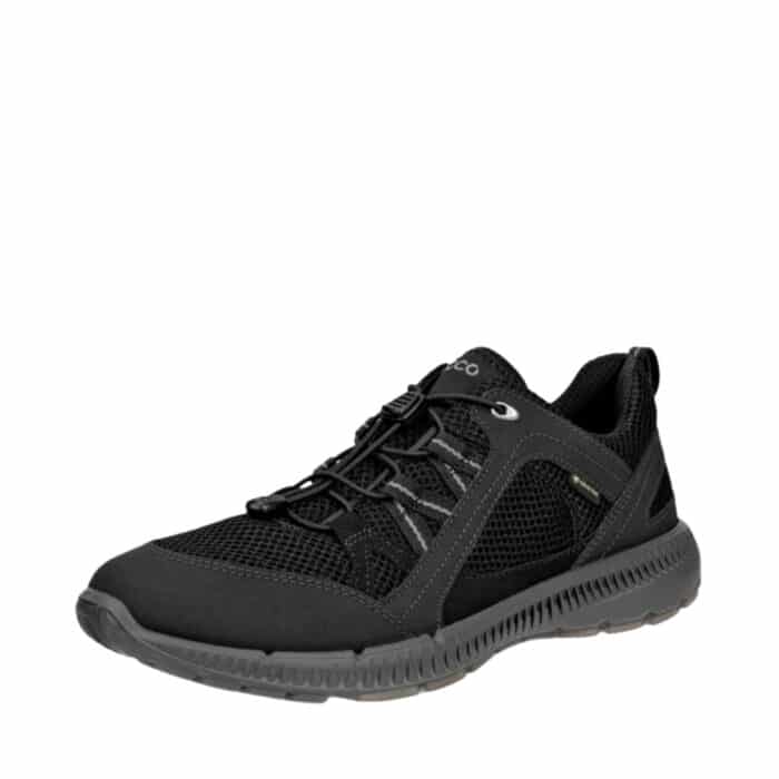 Ecco Terracruise II sneakers til dame i sort med elastik og Gore-Tex samt udtagelig sål