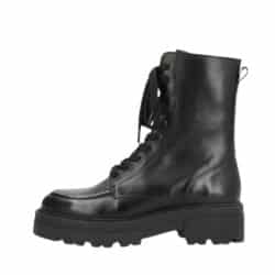 Shoedesign Copenhagen Valley støvle til dame i sort i 100% skind med en chunky ydersål samt skindsål og funktionel lynlås