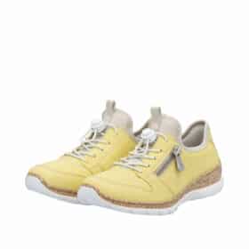 Rieker-sneakers-dame-gul-n42g0-68-2