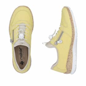 Rieker-sneakers-dame-gul-n42g0-68-3
