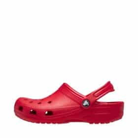 Crocs sandal til dame i rød med praktisk rem bagpå