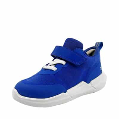 Ecco Biom 2.2 Infant sko til børn i blå, med elastik og velcro samt udtagelig indersål af skind