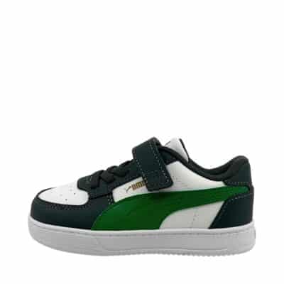 Puma Caven 2.0 AC Infant sneakers til børn i hvid kombi med udtagelig sål og velcrorem