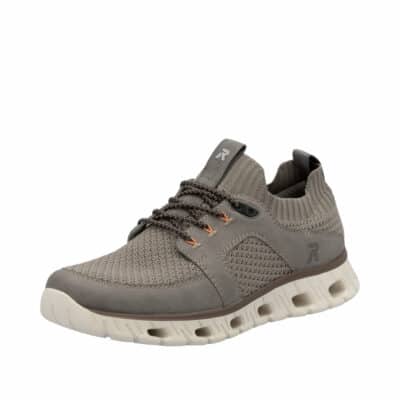 Rieker sneakers til herre i beige/brun med udtagelige indlæg i en letsvægtsmodel