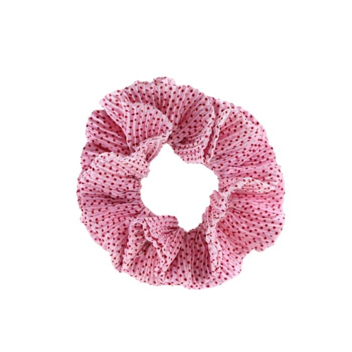 By Stær scrunchie hårelastik i rosa til dame