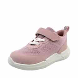 Ecco Biom 2.2 Infant sko til børn i rosa med velcro og elastik