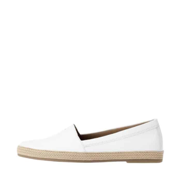 Gabor damesko i hvid, med lille slids og 100% skindkvalitet samt skridsikker sål