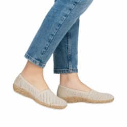 rieker-ballerinasko-dame-beige-44854-60-1