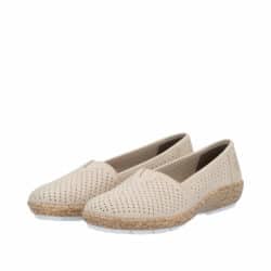 rieker-ballerinasko-dame-beige-44854-60-7