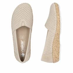 rieker-ballerinasko-dame-beige-44854-60-8