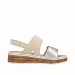 rieker-sandal-dame-beige-guld-62761-90-2