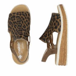 rieker-sandal-dame-leopard-62741-90-3