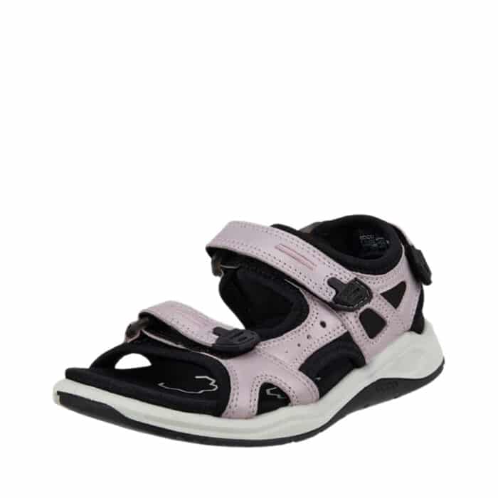 Ecco sandal til børn i lyserød. Komfortabel og med justerbare velcro remme.
