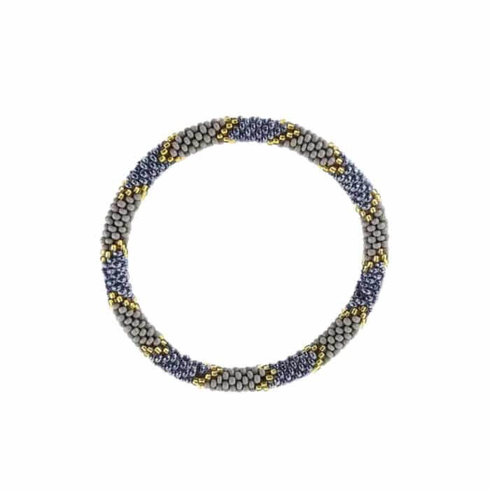 By Stær nepal armbånd i grå kombination