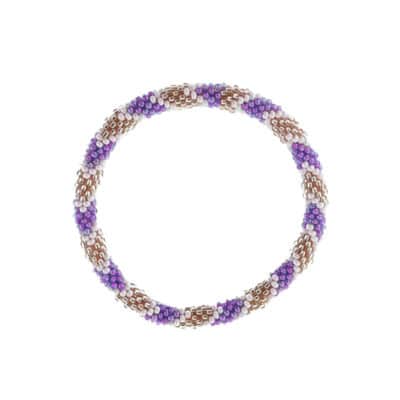 By Stær nepal armbånd i lilla kombination