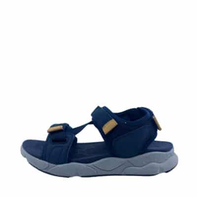 CPH-Comfort Casual Hike sandal til herre i blå med tre velcroremme