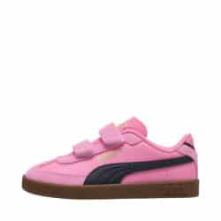 Puma Club II Era V PS sneakers til børn i pink med velcroremme og udtagelig indersål