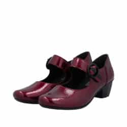 rieker-pumps-dame-rød-lak-41756-33-3