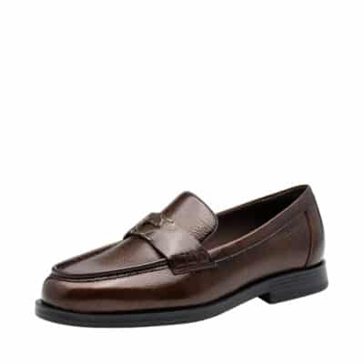 Tamaris Loafers til dame i bronze med detalje over vristen og touch-it sål