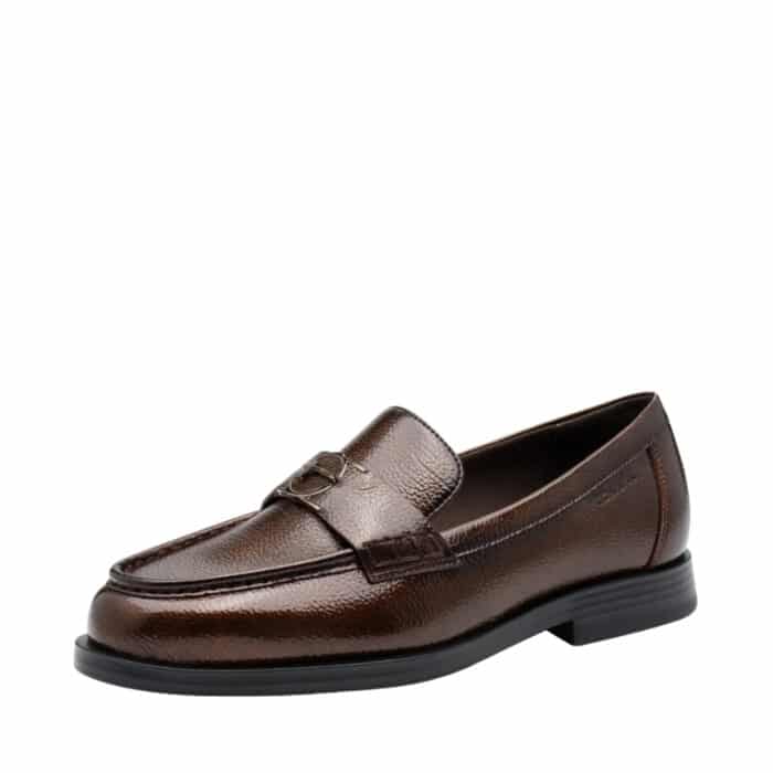 Tamaris Loafers til dame i bronze med detalje over vristen og touch-it sål