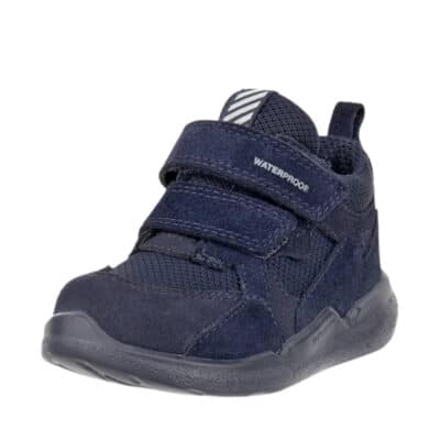 Ecco Biom 2.2 Infant sneakers til børn i mørkeblå med Gore-Tex og velcreremme samt udtagelig indersål