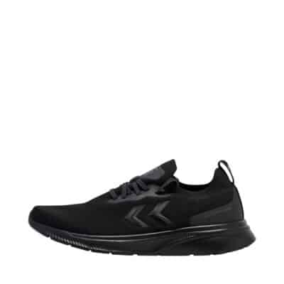 Hummel Reach TR Fit sneakers til dame og herre i sort med snørebånd og udtagelig indersål