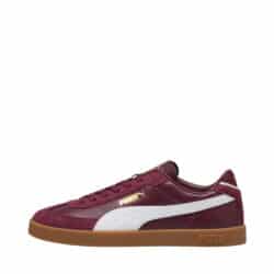 Puma Club II Era sneakers til dame i bordeaux med snørebånd og udtagelig SoftFoam+ indersål