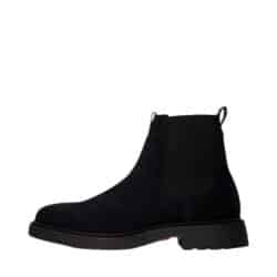 Tommy Hilfiger Comfort Chelsea støvle til herre i mørkeblå ruskind med elastik i begge sider samt en ydersål af gummi